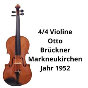 Cover Violine Otto Brückner