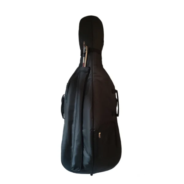 Cello-Huelle mit Bogen
